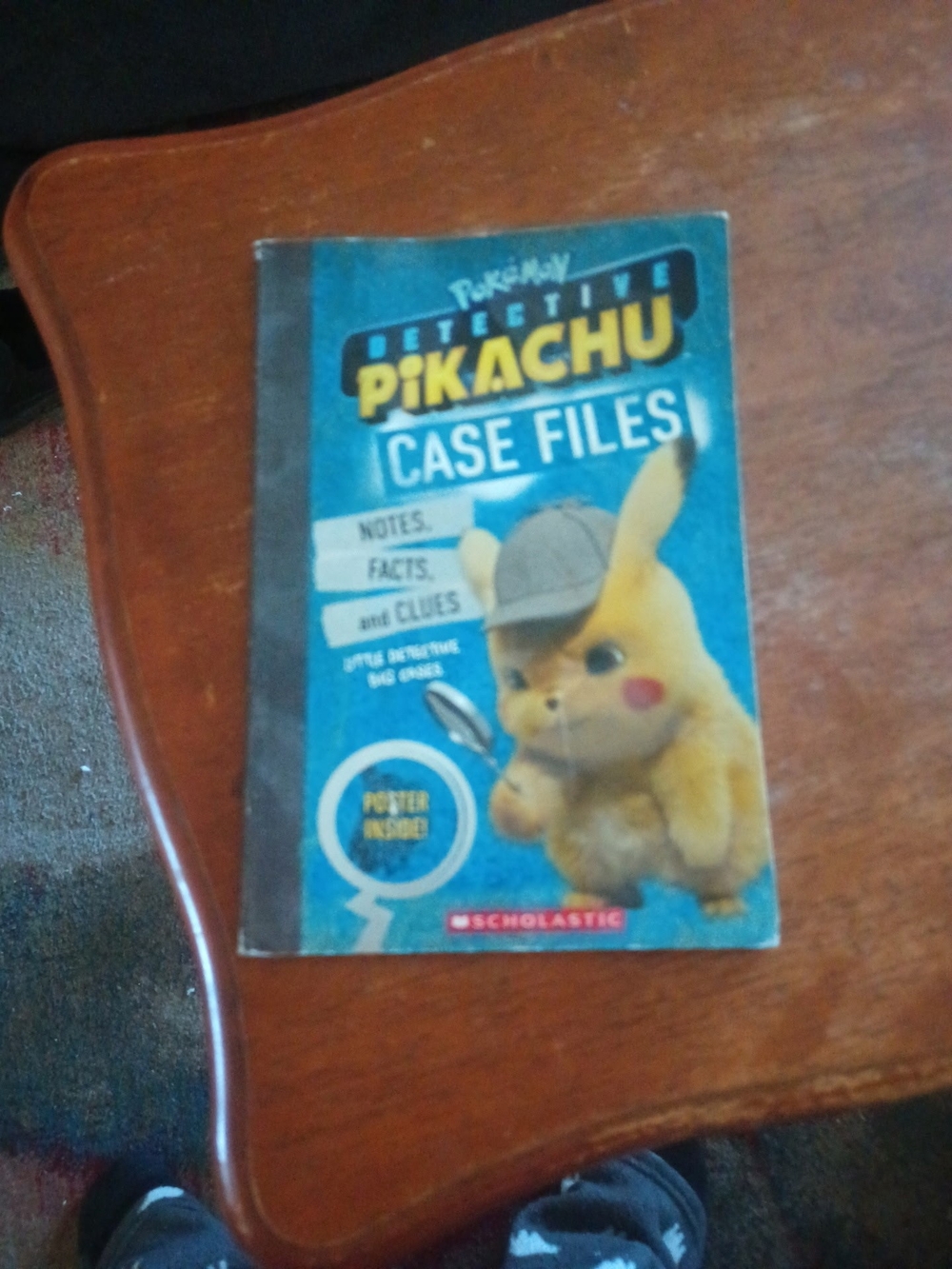 Scholastic Detective Pikachu Case Files Book - Blue